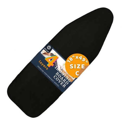 Black cotton ironing - 18",