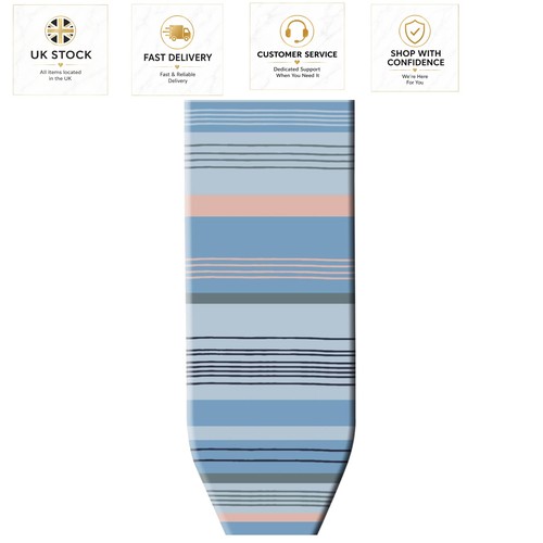 Stylish blue striped ironing - striped,