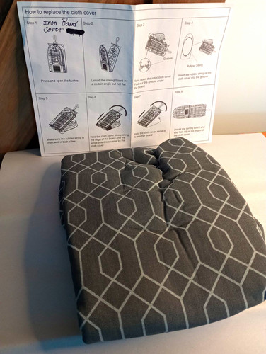 Gray white geometric fabric - gray,