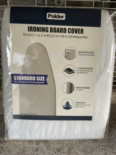 Ironing board cover with - board,