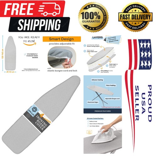 Deluxe 15x54 inch - inch, ironing