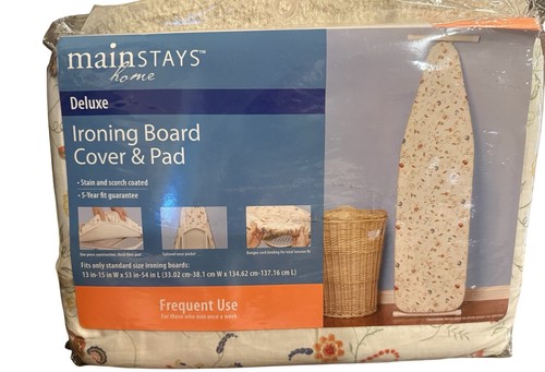 Mainstays deluxe ironing board - deluxe,