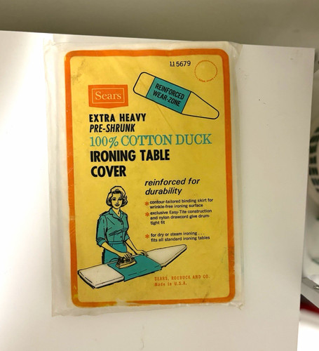 Sears cotton ironing board - cotton,